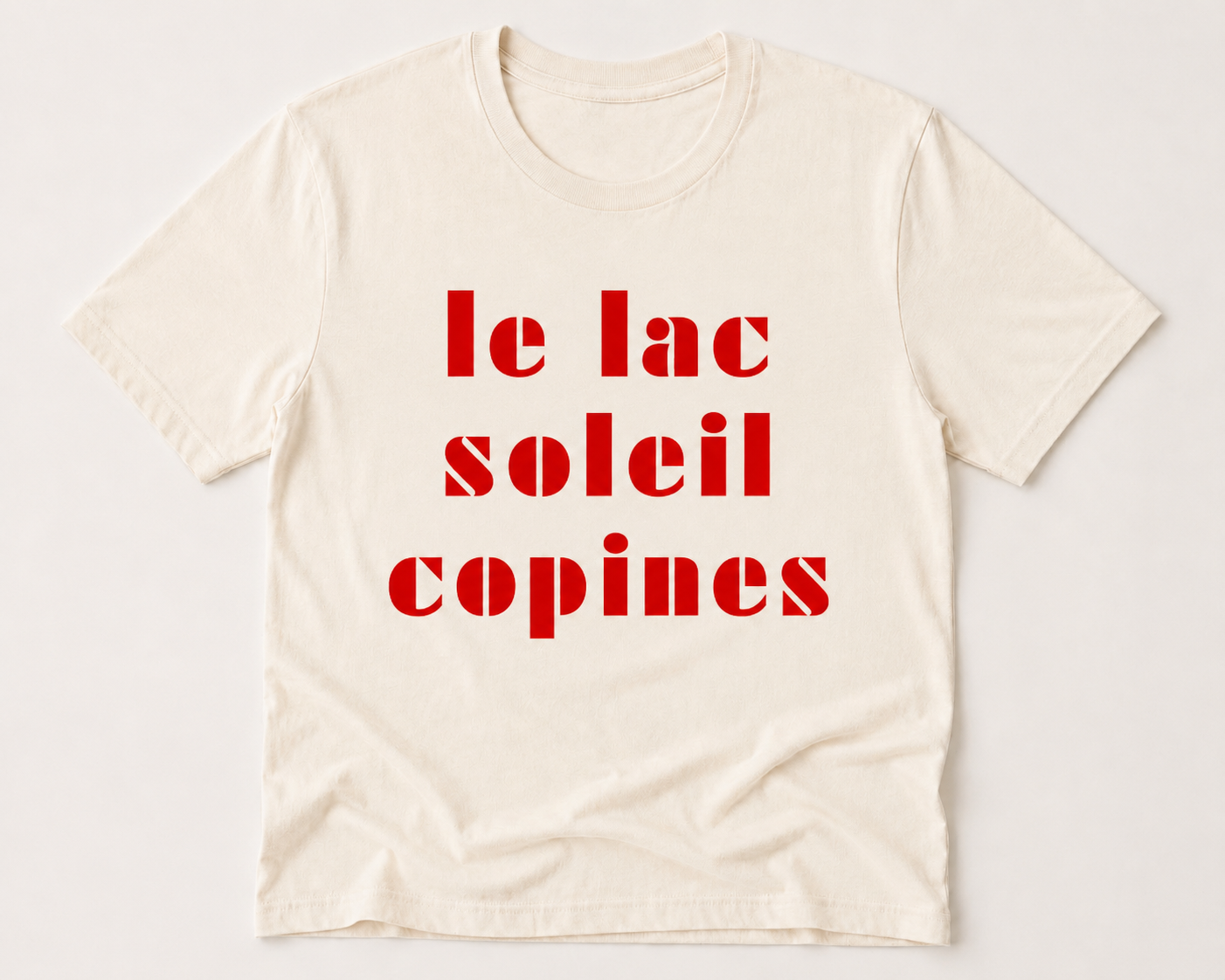 The lake, sun, friends t-shirt