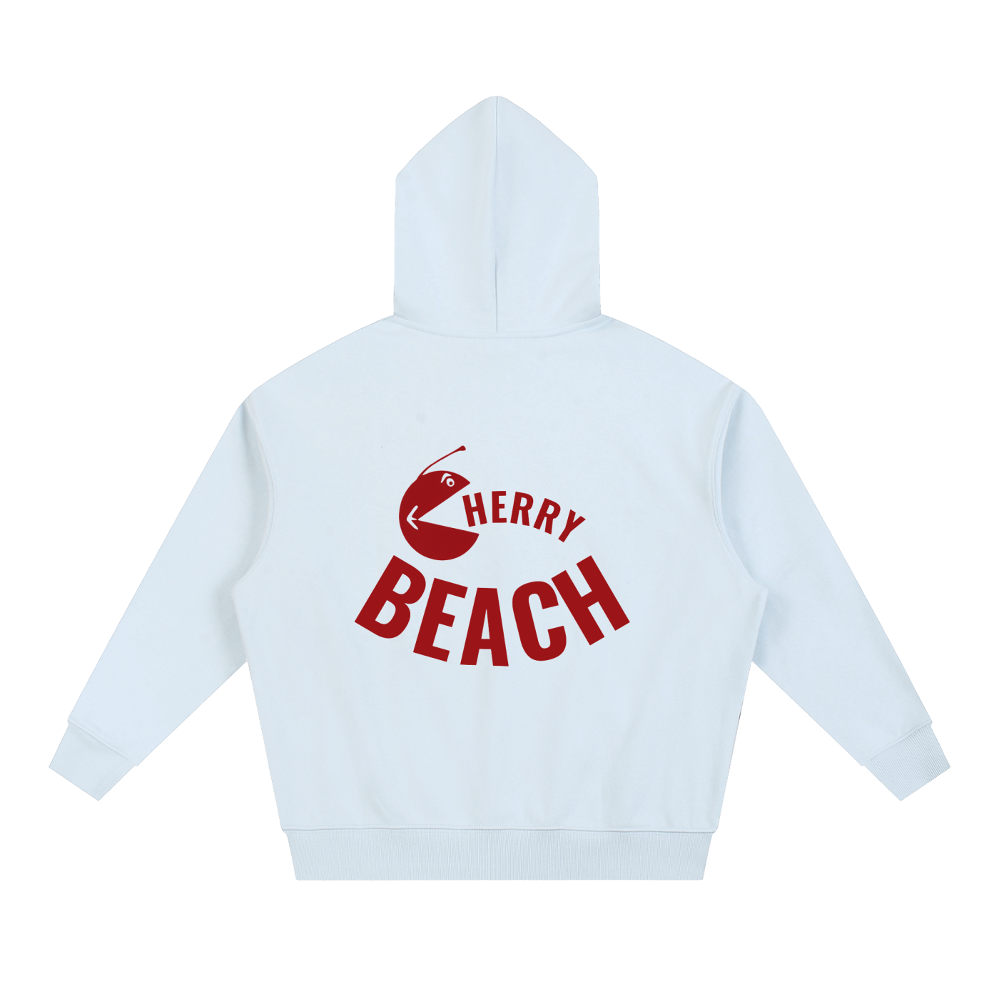 Cherry Beach Boxy Heavyweight Drop-Shoulder Hoodie