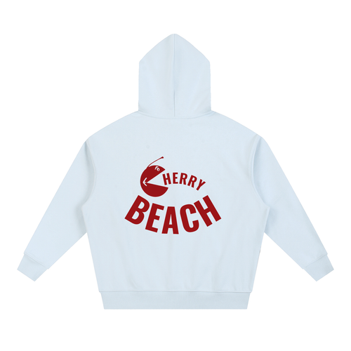 Cherry Beach Boxy Heavyweight Drop-Shoulder Hoodie